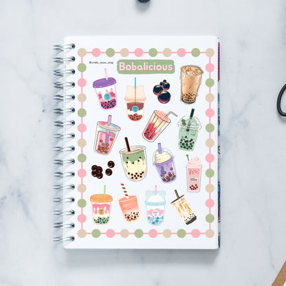 Bobalicious Sticker Sheet - The Stella Moon Shop