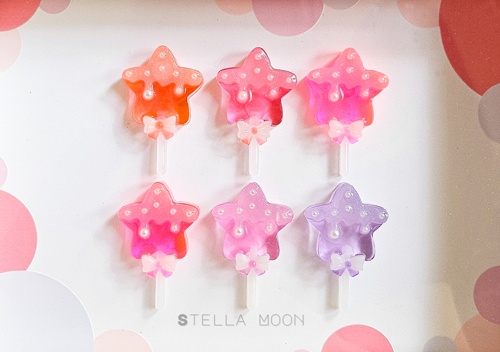 Framed Star Lollipop Artwork 5x7 - The Stella Moon Shop