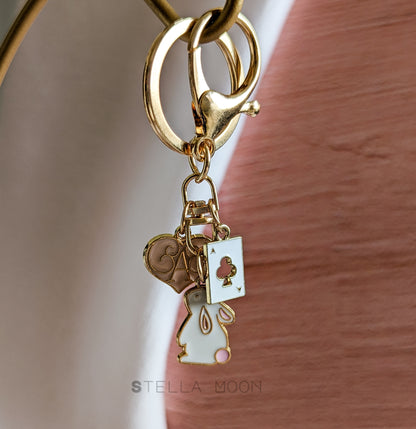 Peach Bunny Keychain - The Stella Moon Shop