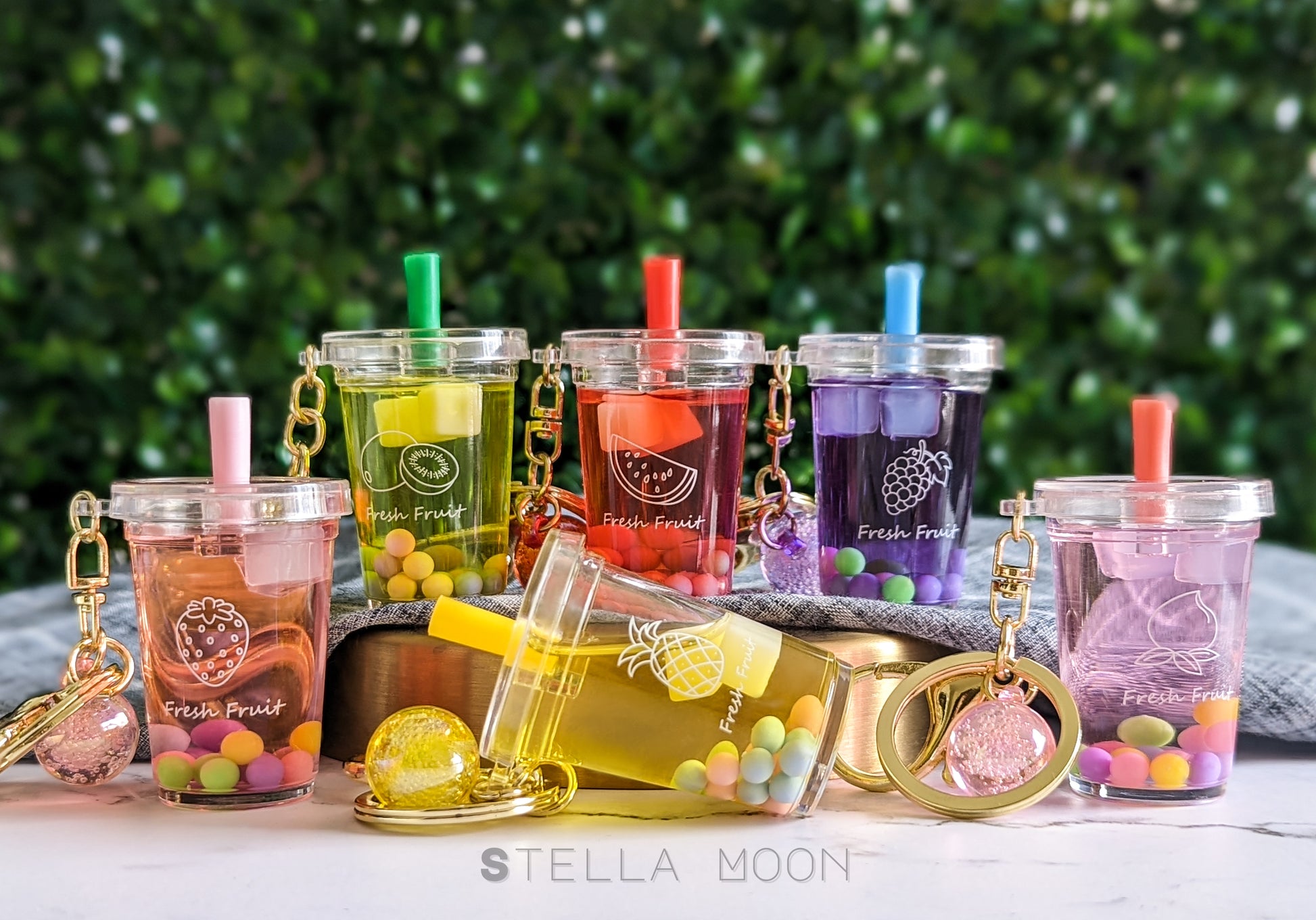 Fruity Liquid Keychain - The Stella Moon Shop