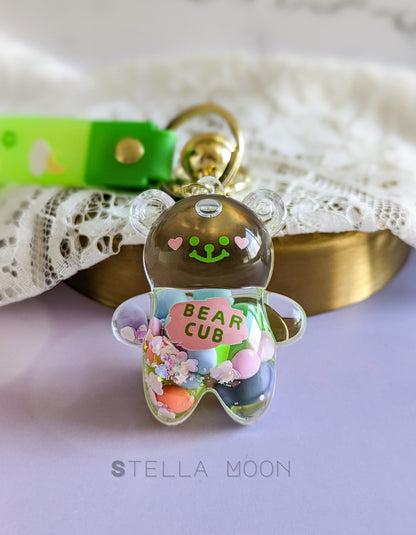 Candy Bear Liquid Keychain - The Stella Moon Shop