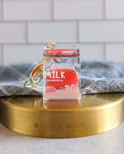 Milk Liquid Keychain - The Stella Moon Shop