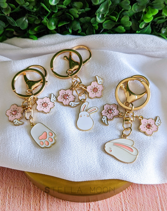 Bunny Keychain - The Stella Moon Shop