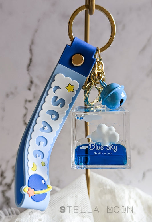 Cloud Liquid Keychain - The Stella Moon Shop