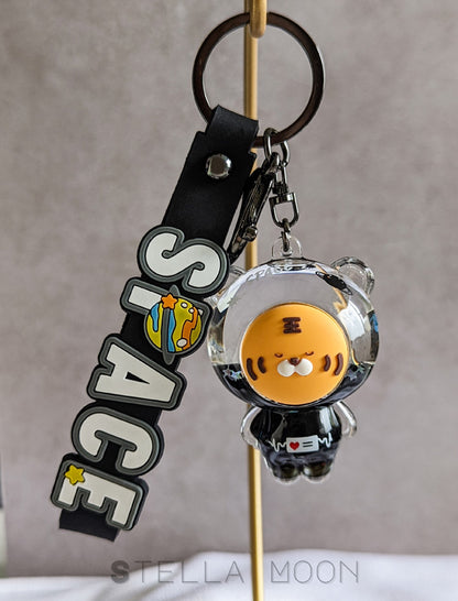 Space Animals Liquid Keychain - The Stella Moon Shop