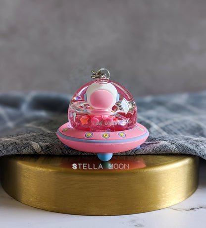 Space Ship Liquid Keychain - The Stella Moon Shop