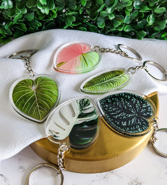 Plant Leaf Keychain - The Stella Moon Shop