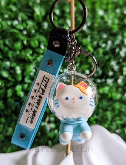 Astronaut Cat Keychain - The Stella Moon Shop