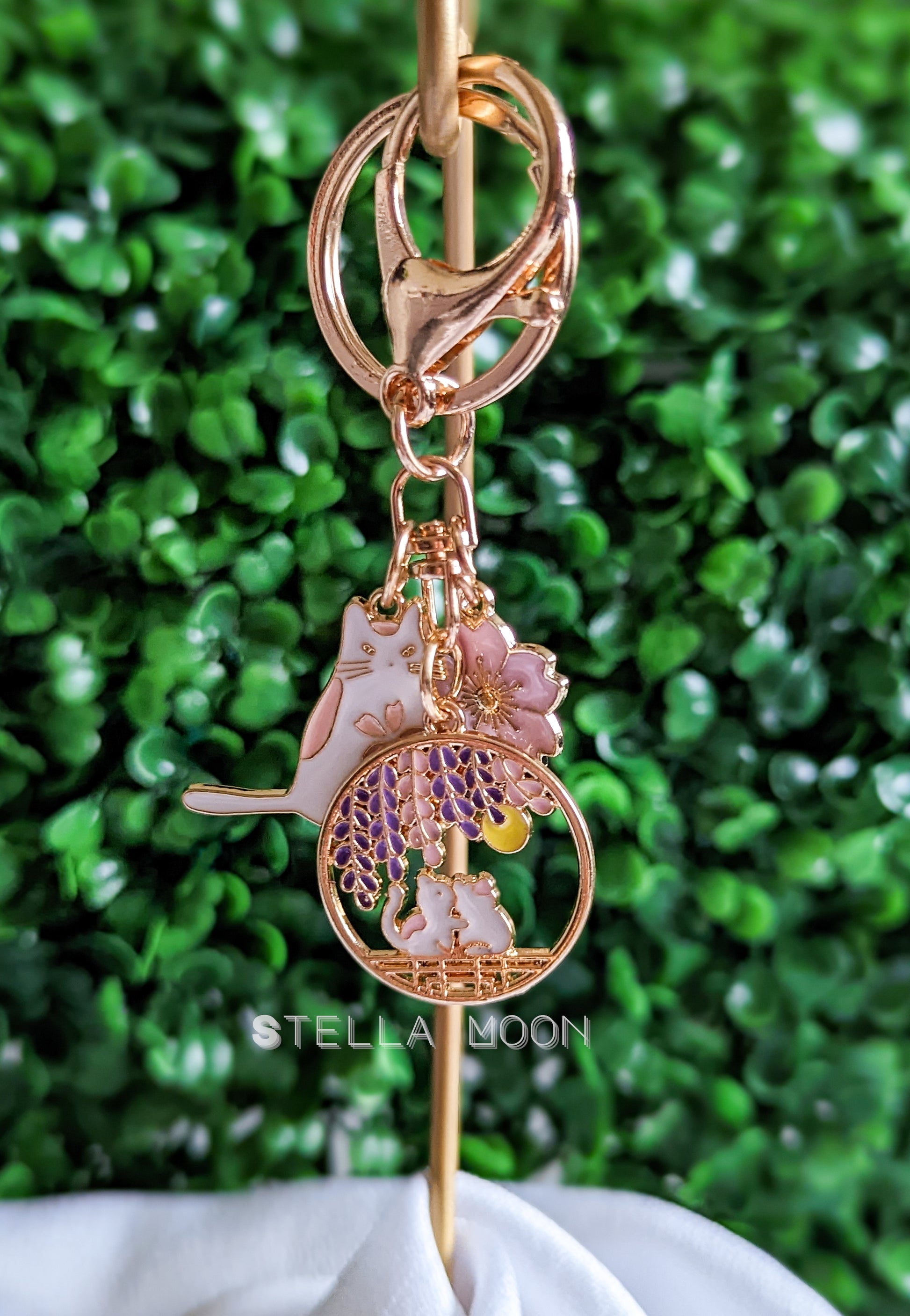 Cat Keychain - The Stella Moon Shop