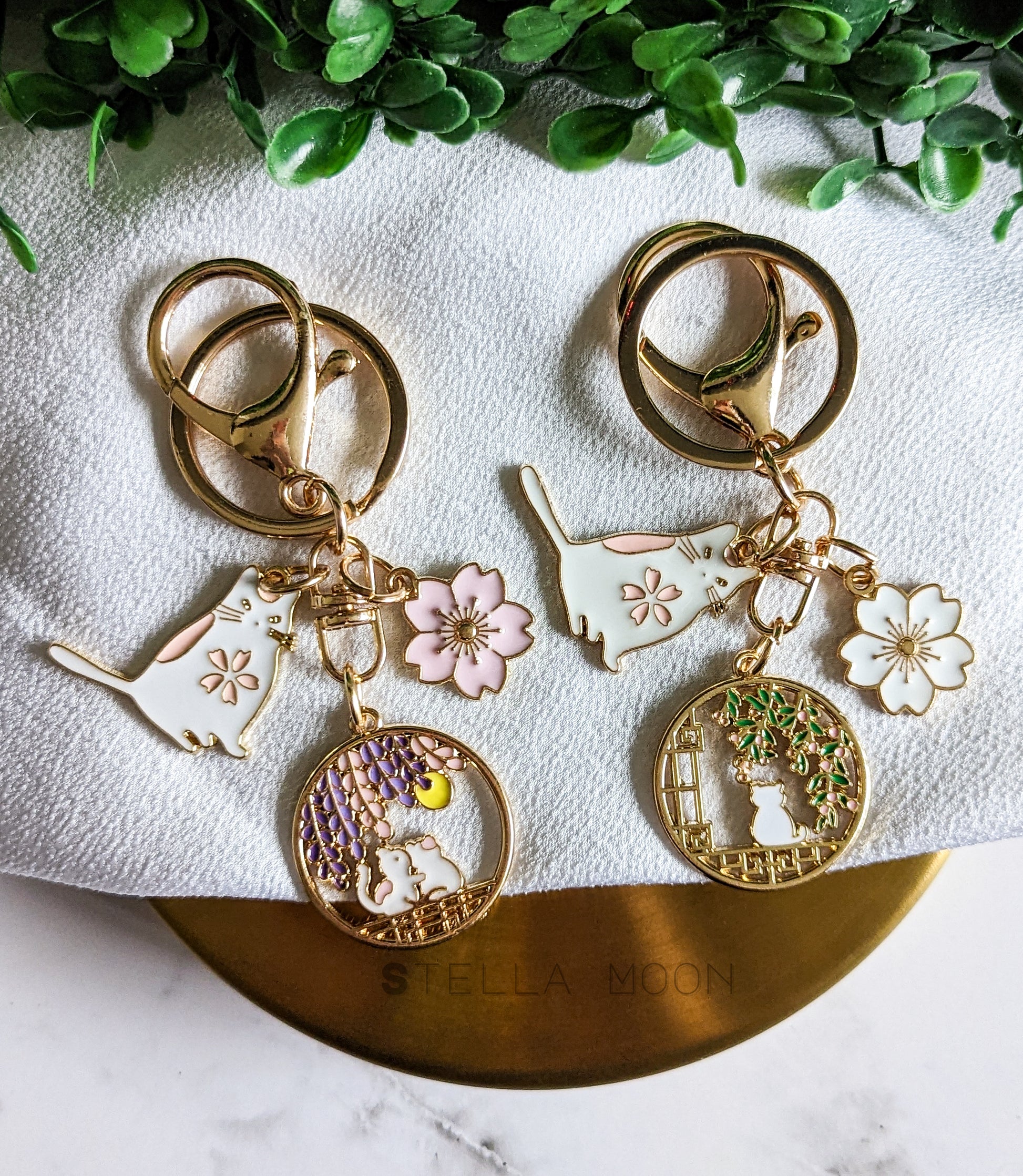 Cat Keychain - The Stella Moon Shop