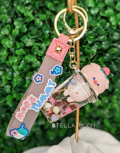 Fruity Animals Liquid Keychain - The Stella Moon Shop