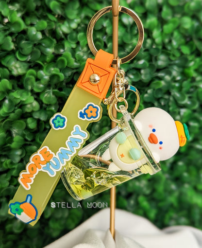 Fruity Animals Liquid Keychain - The Stella Moon Shop