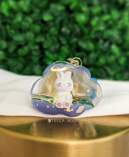 Bunny Liquid Keychain - The Stella Moon Shop