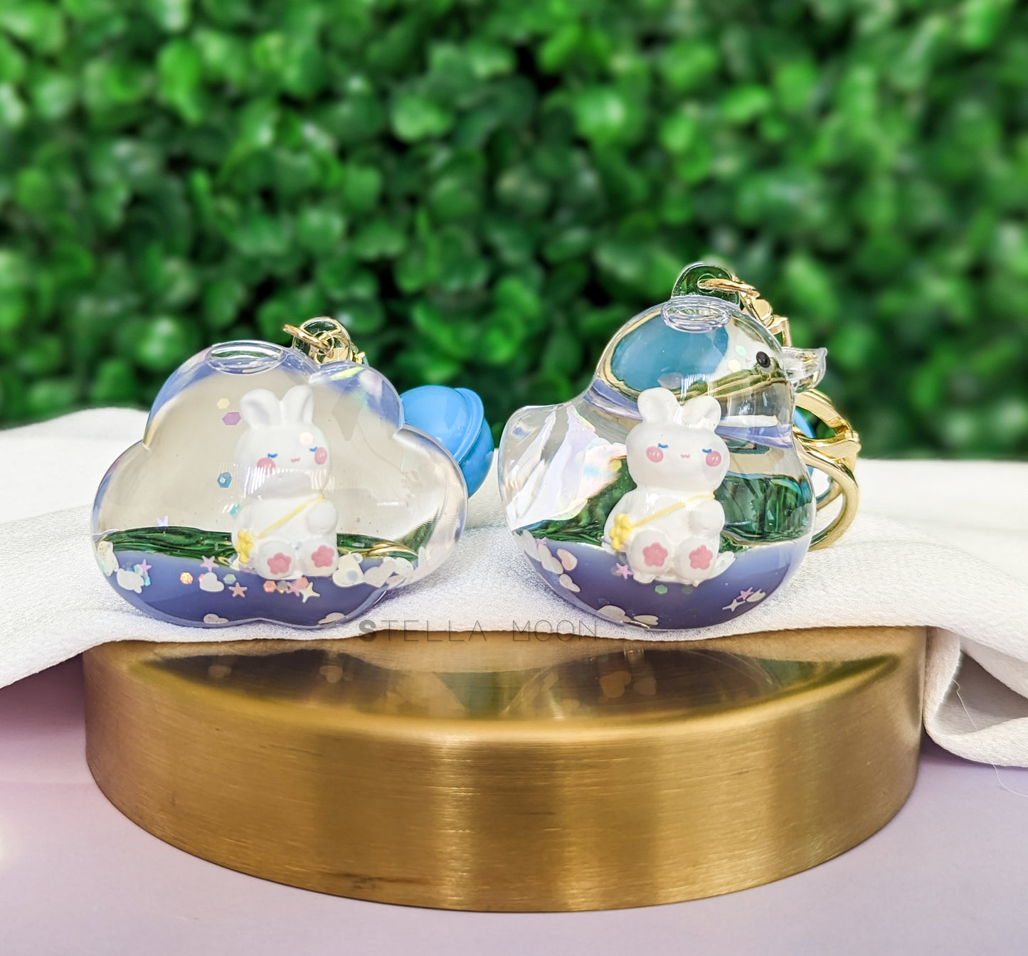 Bunny Liquid Keychain - The Stella Moon Shop