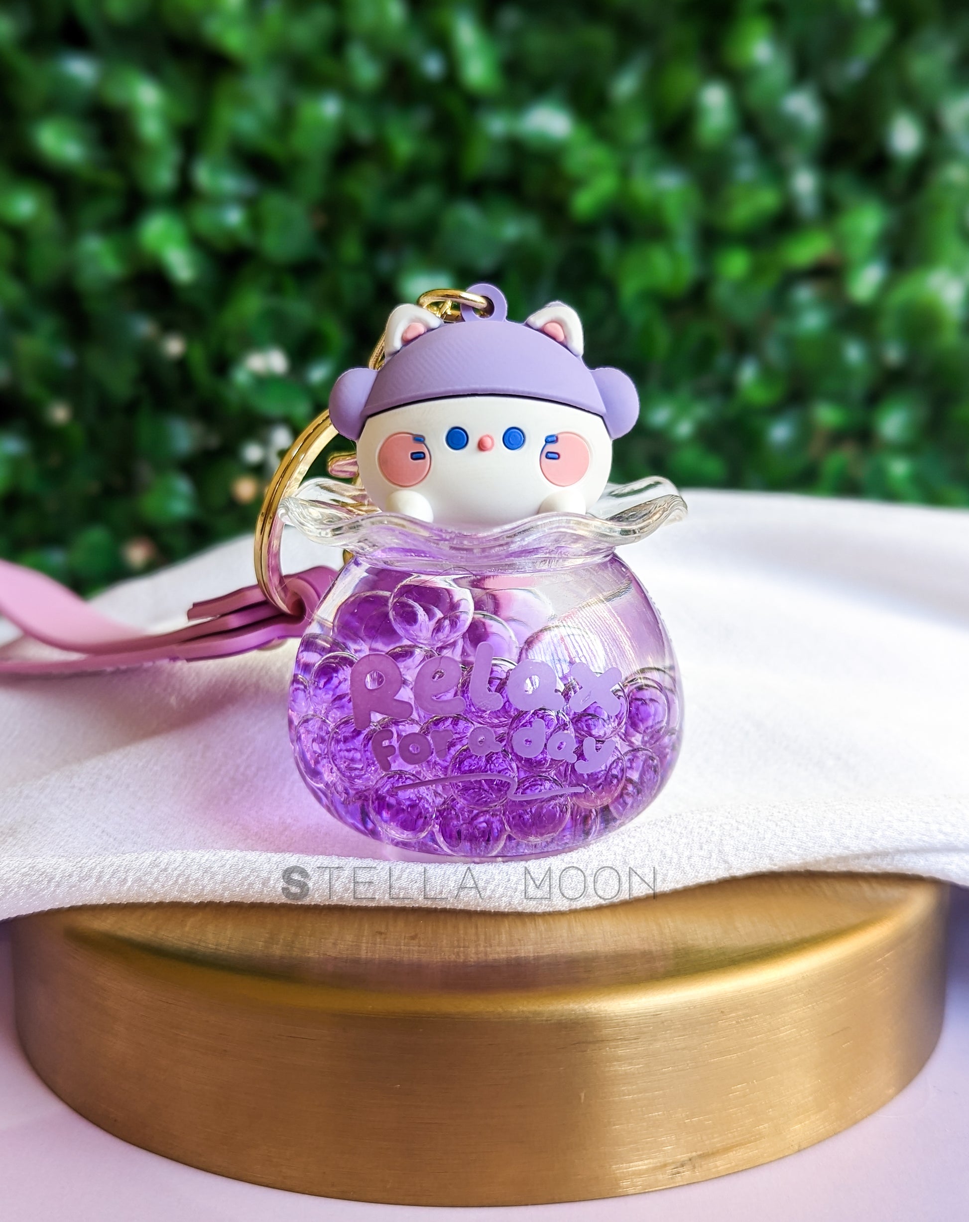 Fish Bowl Animals Liquid Keychain - The Stella Moon Shop