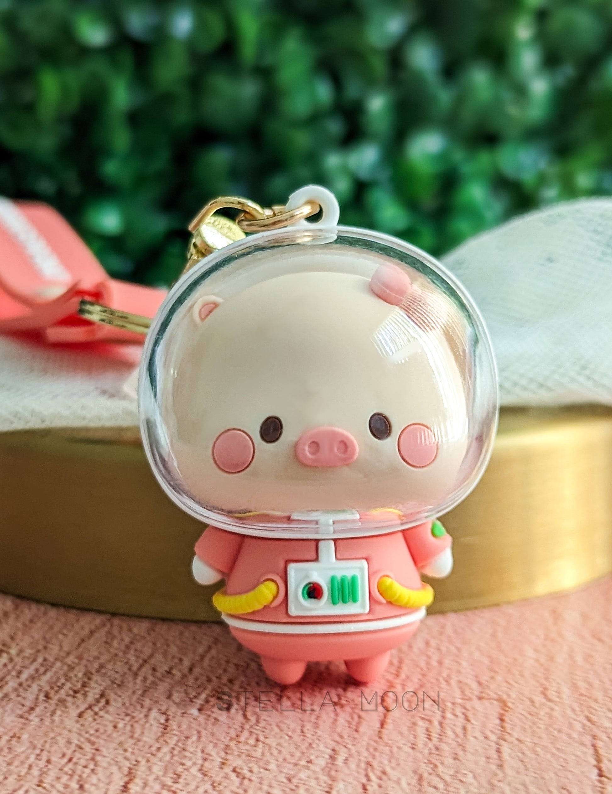 Astronaut Pigs Keychain - The Stella Moon Shop