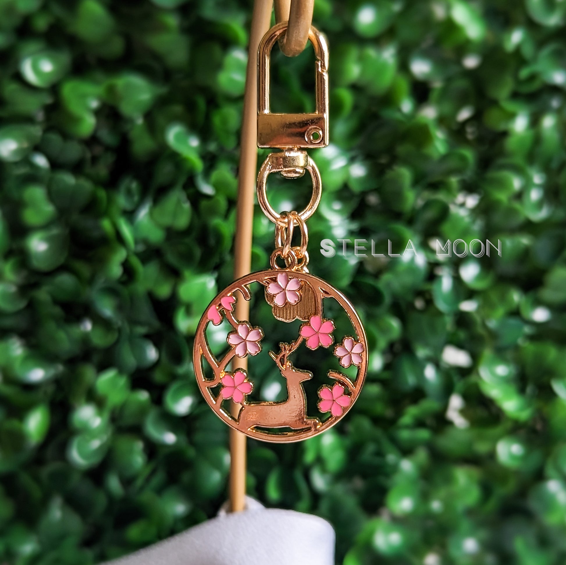 Flower Bunny & Cat Keychain - The Stella Moon Shop