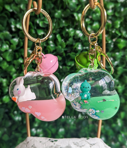 Cloud Animals Liquid Keychain - The Stella Moon Shop