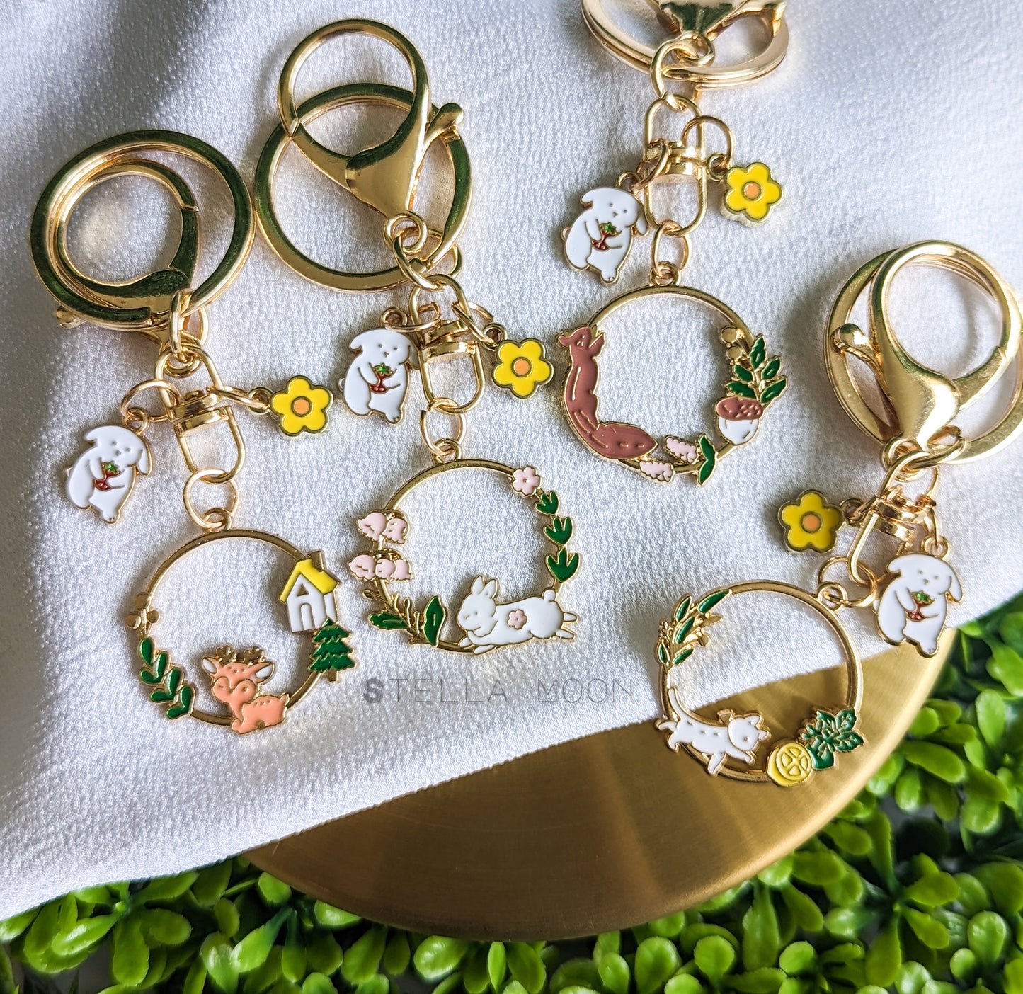 Animal Ring Keychain - The Stella Moon Shop