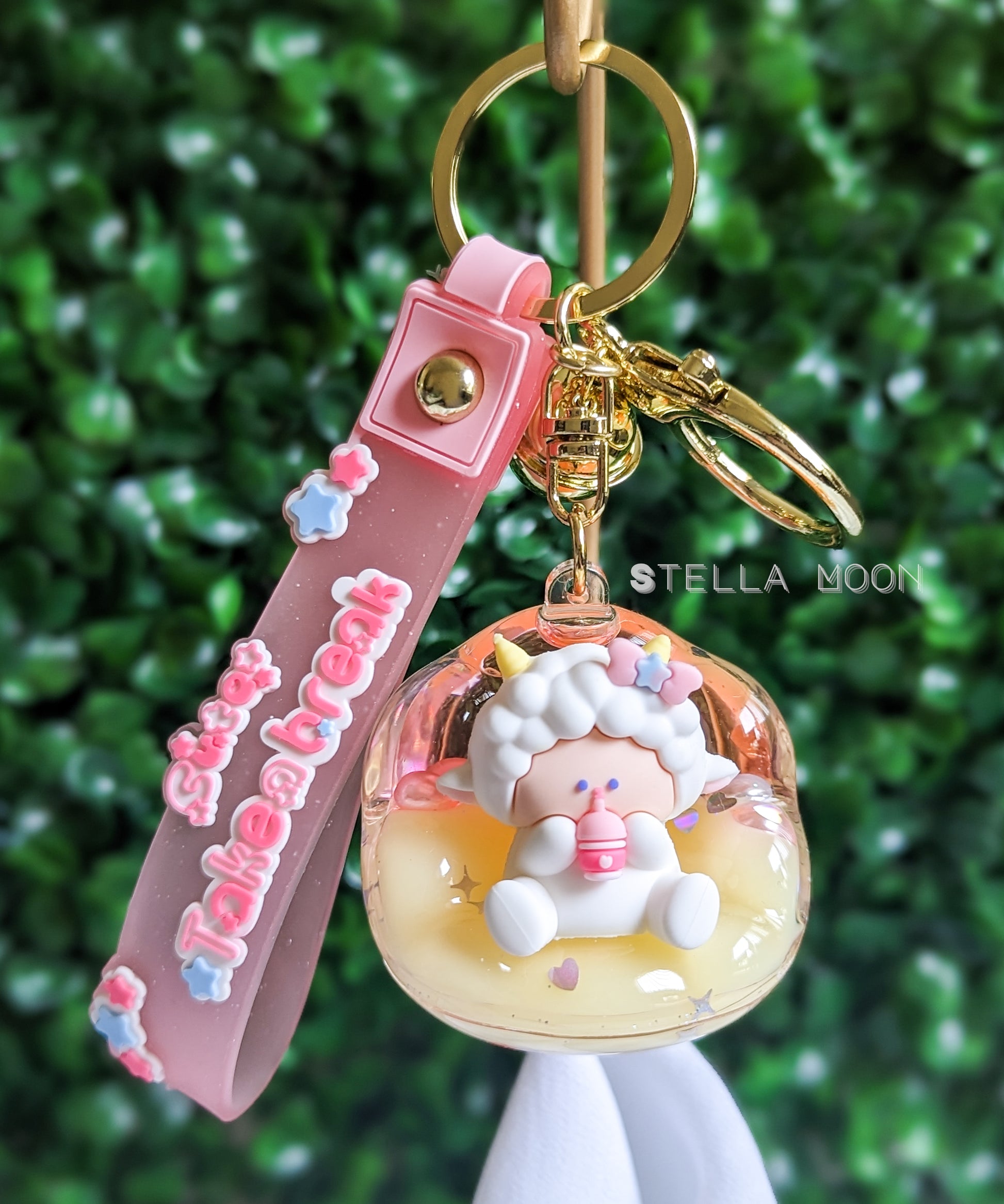 Lazy Animals Liquid Keychain - The Stella Moon Shop