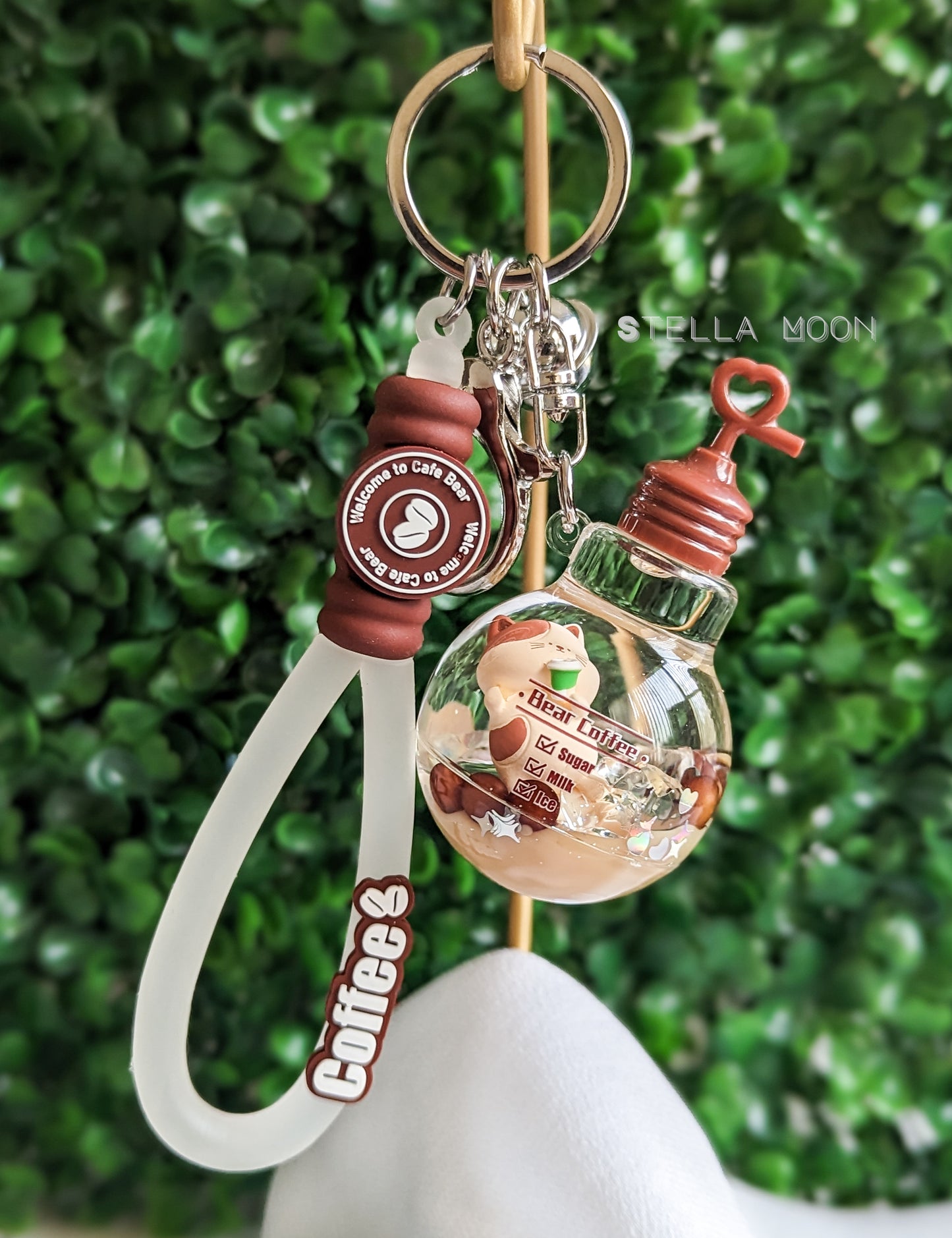 Coffee Liquid Keychain - The Stella Moon Shop