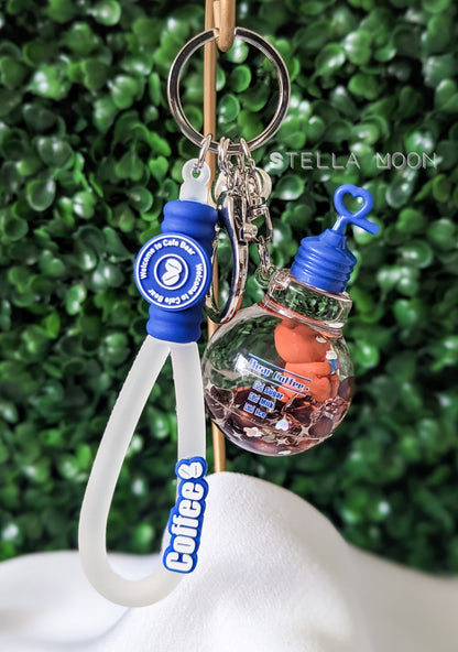 Coffee Liquid Keychain - The Stella Moon Shop