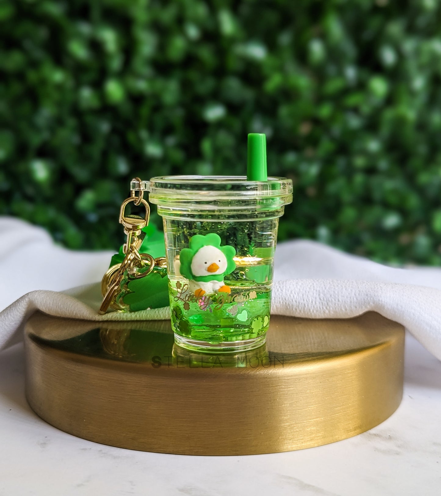 Lucky Duck Liquid Keychain - The Stella Moon Shop