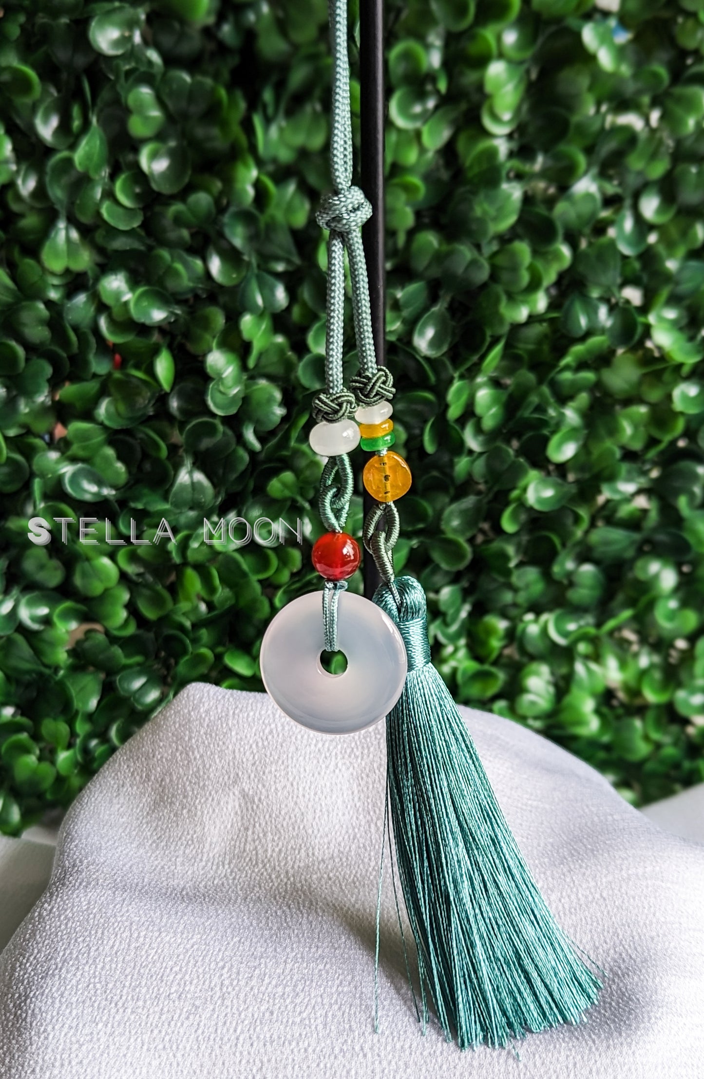 Chalcedony Tassle Accessory - The Stella Moon Shop