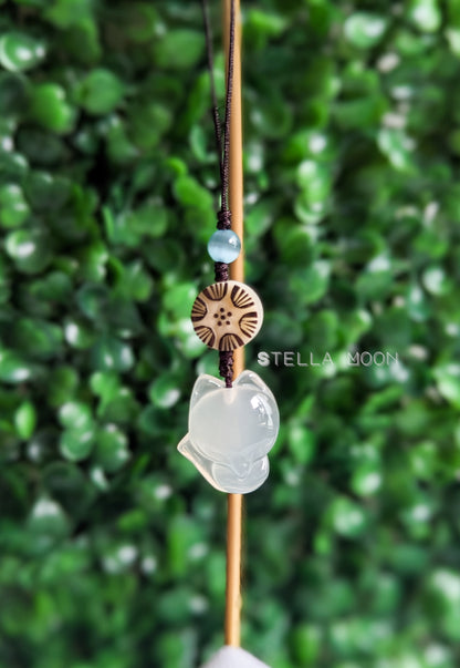 Fox Chalcedony Phone Charm - The Stella Moon Shop