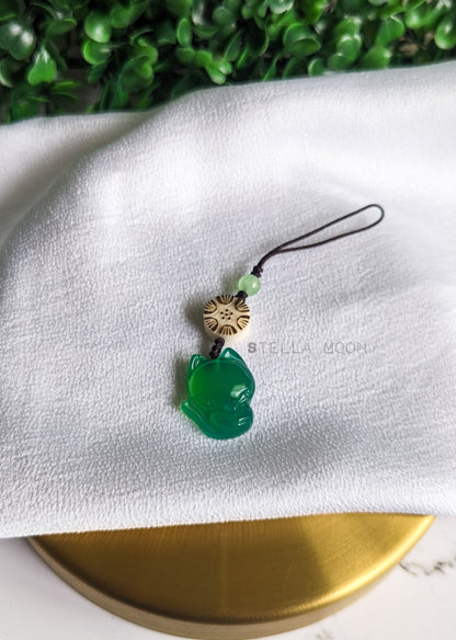 Fox Chalcedony Phone Charm - The Stella Moon Shop