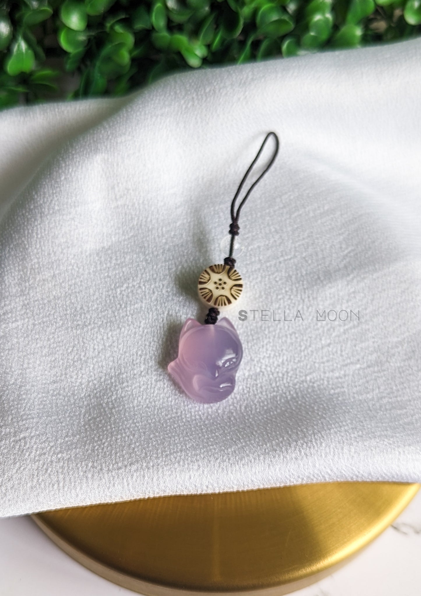 Fox Chalcedony Phone Charm - The Stella Moon Shop