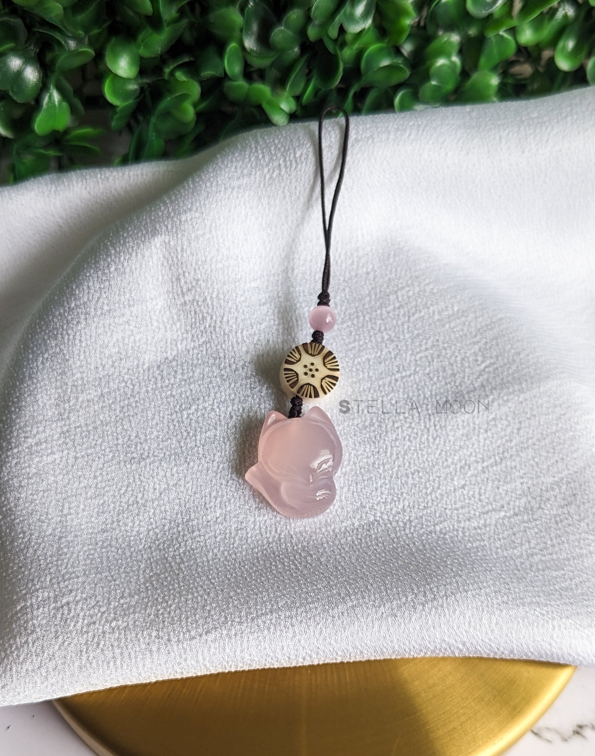 Fox Chalcedony Phone Charm - The Stella Moon Shop