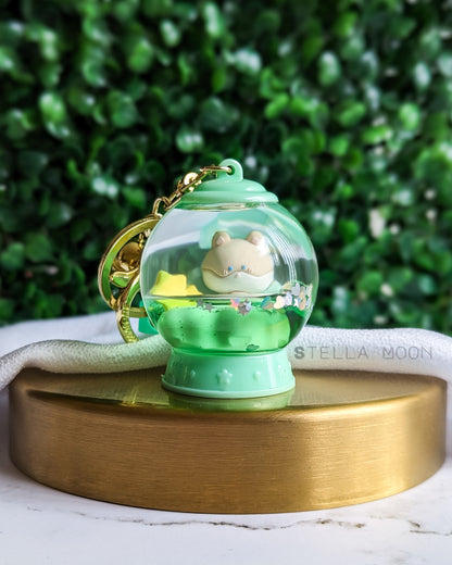 Snow Globe Liquid Keychain - The Stella Moon Shop