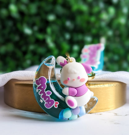 Spring Liquid Keychain - The Stella Moon Shop