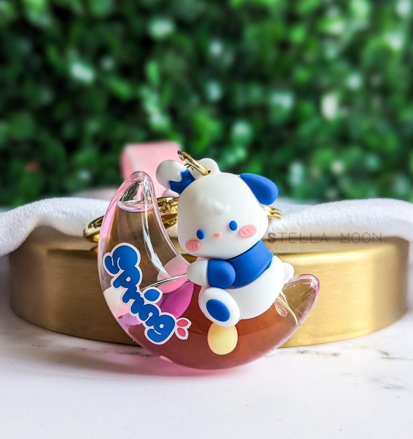 Spring Liquid Keychain - The Stella Moon Shop