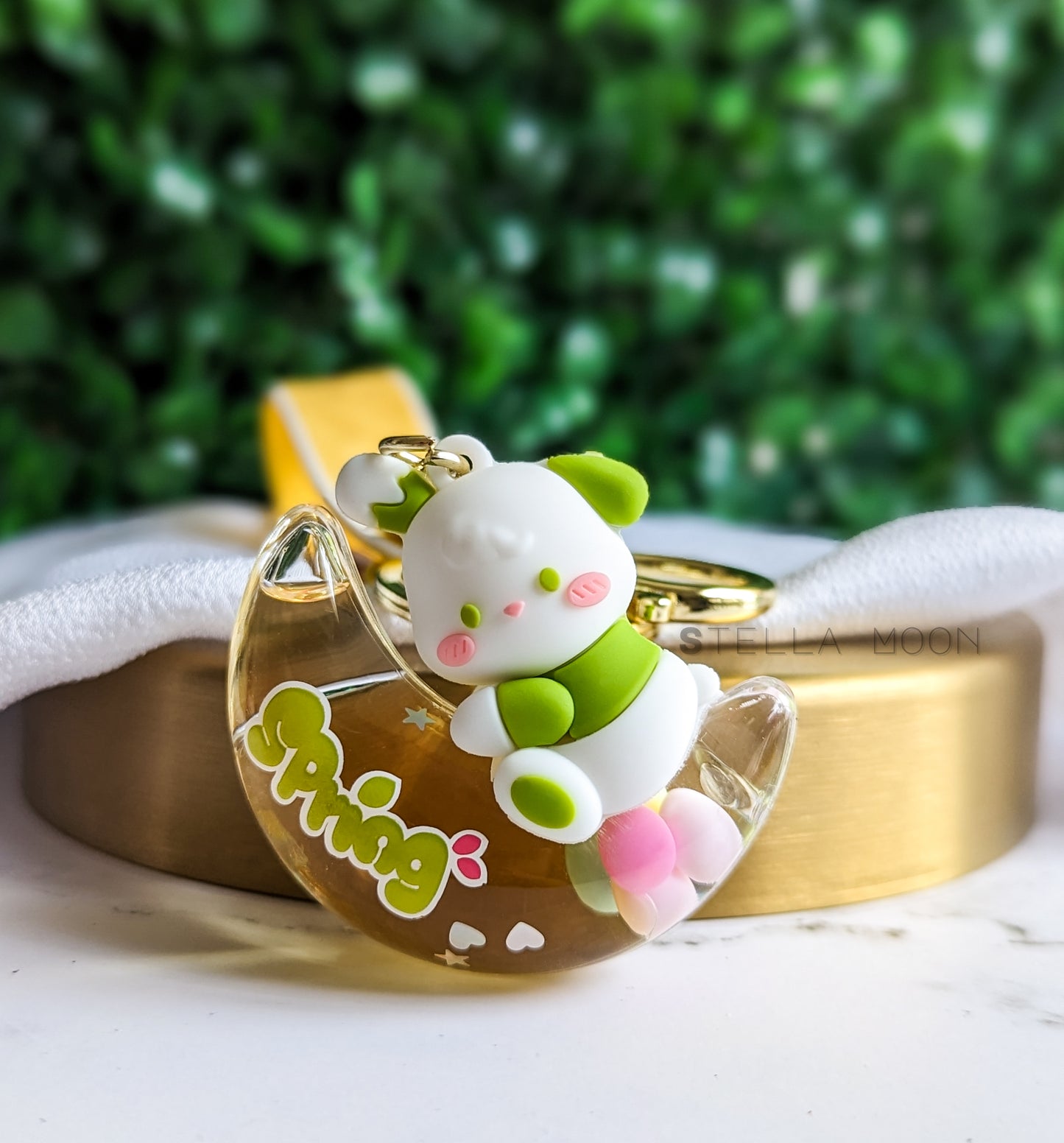 Spring Liquid Keychain - The Stella Moon Shop