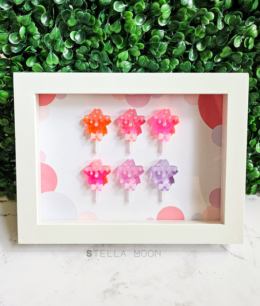 Framed Sakura Lollipop Artwork 5x7 - The Stella Moon Shop