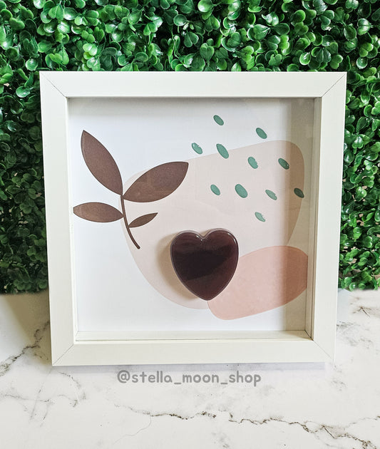 Heart Framed Artwork 8x8 - The Stella Moon Shop