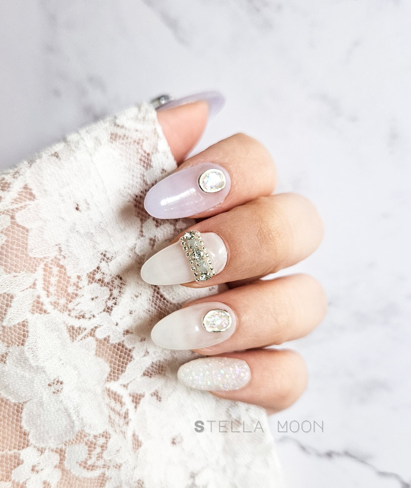 Lilac Glow Press-On Nails - The Stella Moon Shop