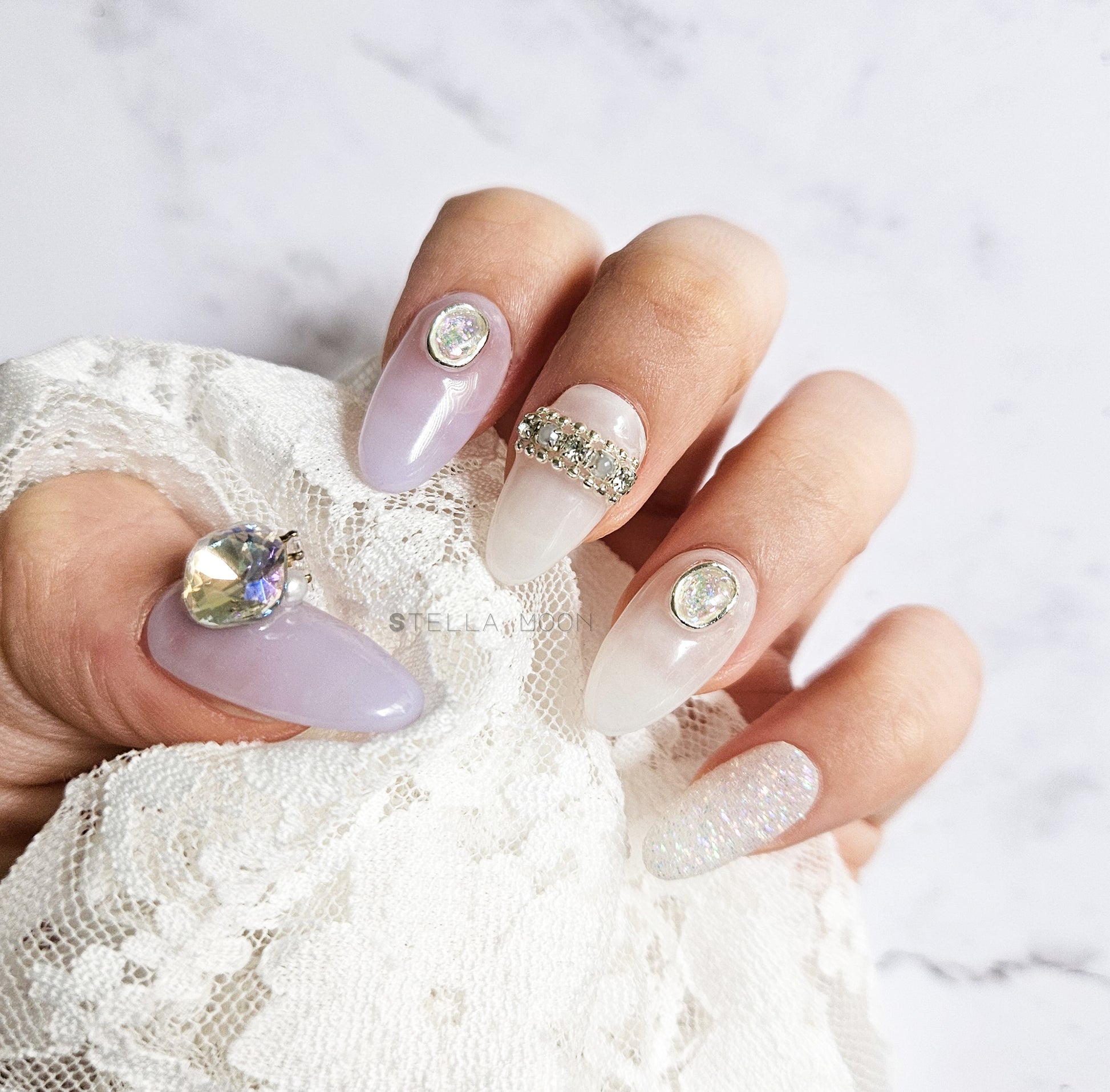 Lilac Glow Press-On Nails - The Stella Moon Shop