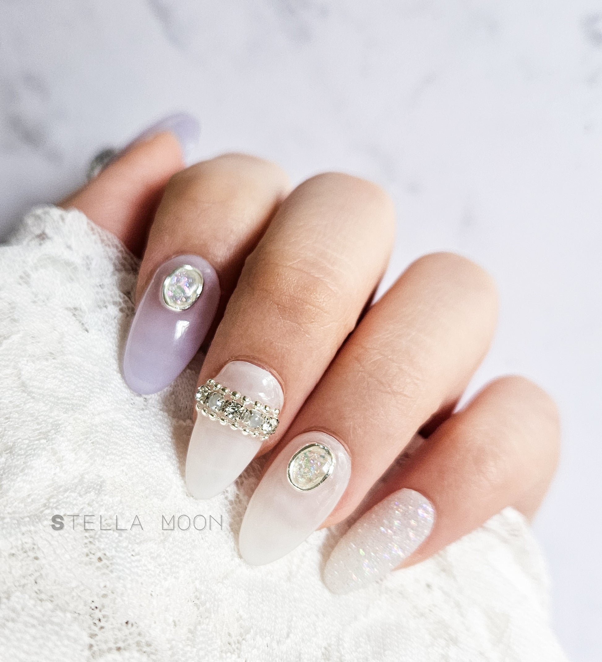 Lilac Glow Press-On Nails - The Stella Moon Shop