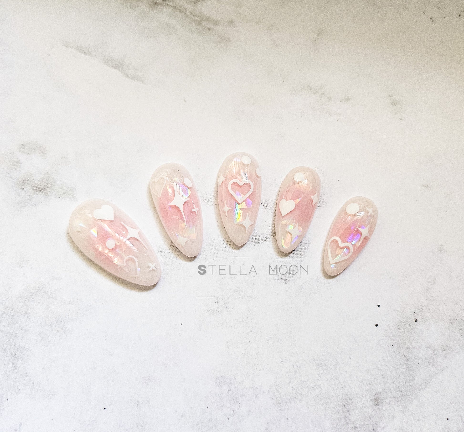 Glowing Cheeks Press-On Nails - The Stella Moon Shop