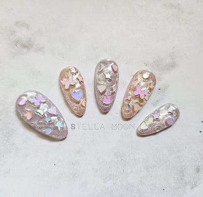 Metallic Fantasy Press-On Nails