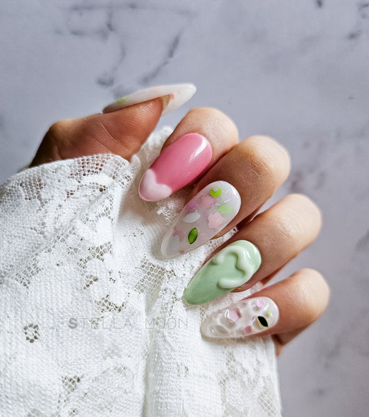 Spring Garden Press-On Nails