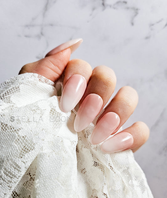 Peachy Ombre Press-On Nails - The Stella Moon Shop