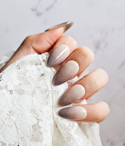 Smokey Taupe Press-On Nails