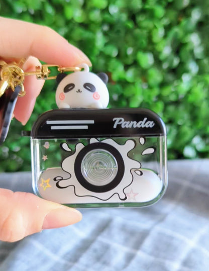 Camera Liquid Keychain