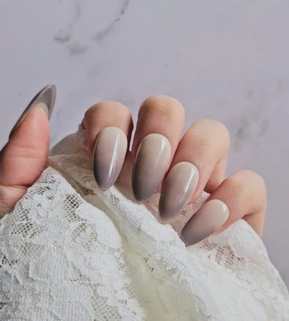 Smokey Taupe Press-On Nails