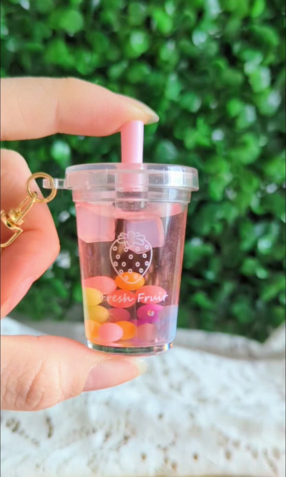 Fruity Liquid Keychain