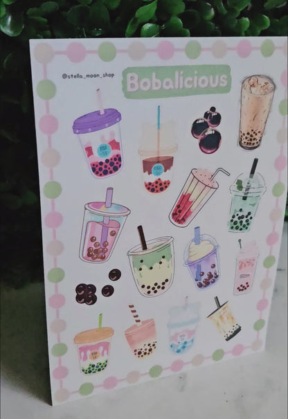 Bobalicious Sticker Sheet